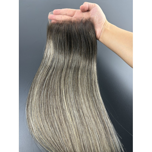 Highlight Colors 2/613/2 5X5 HD lace clousre straight matching bundle high Quality human raw hair Highlight Colors 2/613/2 5X5 HD lace clousre straight matching bundle high Quality human raw hair