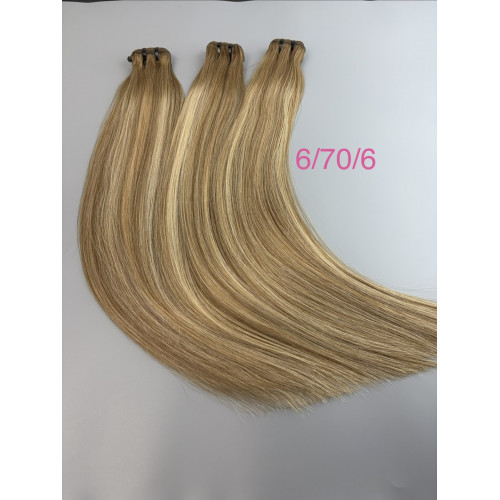 Highlight Colors SDD 6/70/6 Highlight vietnamese raw hair Bundles With HD lace Closure