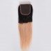 Best Quality Drop Shipping High quality Brazilian Human Hair 1b 27 color Ombre 4*4 Lace Closure