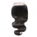 body wave lace closure Top quality 100% human  hair wholesale price