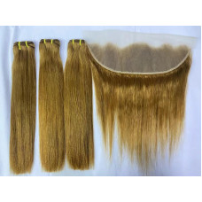  double drawn raw virgin hair cuticle aligned bone straight 27#,virgin human hair from very young girls 