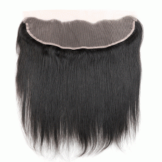 Straight Lace Frontal Pre Plucked Ear To Ear Raw Indian Virgin Human Hair With Baby Hair 