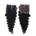 deep wave lace closure Top quality 100% human hair wholesale price