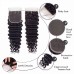 5x5 lace closure hot selling raw hair closure deep curly