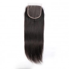  4x4 HD lace closure straight lace closure quality 100% human hair wholesale price