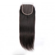 straight lace closure Top quality 100% human hair wholesale price