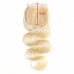 613 5x5 6x6 7x7 blonde color straight lace closure Top quality 100% human hair