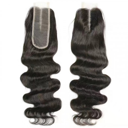2x6 body wave lace closure Top quality 100% human  hair wholesale price