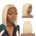 Cheap Raw Cuticle Aligned Hair Frontal lace Bob Wig13X4 13X6 Lace Front Wig Brazilian Blonde Short Human Hair 613 Bob Wig 