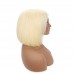 Cheap Raw Cuticle Aligned Hair Frontal lace Bob Wig13X4 13X6 Lace Front Wig Brazilian Blonde Short Human Hair 613 Bob Wig 