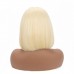 Cheap Raw Cuticle Aligned Hair Frontal lace Bob Wig13X4 13X6 Lace Front Wig Brazilian Blonde Short Human Hair 613 Bob Wig 