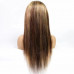 pinao color Straight 13x4 Frontal Lace Wig Wholesale  Brazilian Human Hair 150 density 180 density