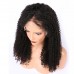  kinky curly Best quality Frontal Lace Wig Wholesale Unprocessed Brazilian Human Hair 