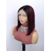 1B/99j Human hair short bob lace front wig straight human lace frontal wigs cuticle aligned virgin hair 