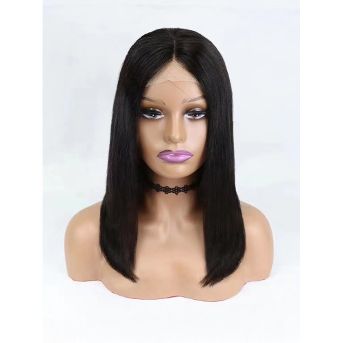 4x4 lace closure bob wigs Human hair short bob lace front wig straight human lace wigs cuticle aligned virgin hair 