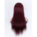 99j# color Straight 13x4 Frontal Lace Wig Wholesale  Brazilian Human Hair 150 density 180 density