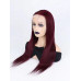 99j# color Straight 13x4 Frontal Lace Wig Wholesale  Brazilian Human Hair 150 density 180 density