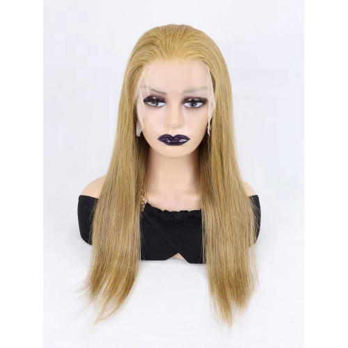 27# color Straight 13x4 Frontal Lace Wig Wholesale  Brazilian Human Hair 150 density 180 density