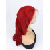 red color Body wave 13x4 Frontal Lace Wig Wholesale  Brazilian Human Hair 150 density 180 density