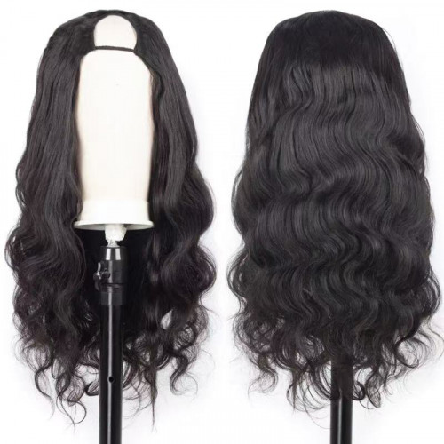 U Part Wigs all textures Full Virgin Brazilian raw hair 100% Human Hair wigs wholesale