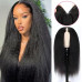 V Part wigs Glueless Afro Kinky Straight Long Curly Yaki Straight Wig Natural Black for Women Wholesale. 