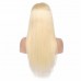 Best quality straight Frontal Lace Wig Wholesale Blonde Brazilian Straight Wave Human Hair wigs