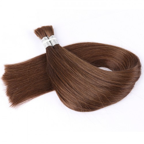 4 colo Bulk Hair Factory Price Real Human Hair Top Quality Color Silky Straight 