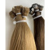 Top grade virgin raw Russian hair Flat tips human hair extensions Pre bonded Customized Color Straight Flat Tip Hair