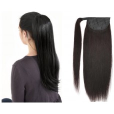  Ponytail Hair Extension 100g Cuticle Aligned Ponytail 100% Vigin Human Hair Ponytail 