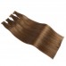 6 color tape hair extensions Top quality tape in hair superior quality wholesale factory price 100gram