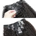  seamless clip in hair extension raw virgin 12A kinky straight 100% human hair extensions clip in hair