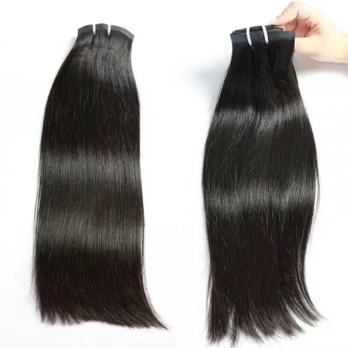  seamless clip in hair extension raw virgin 12A straight 100% human hair extensions clip in hair