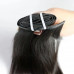  seamless clip in hair extension raw virgin 12A straight 100% human hair extensions clip in hair