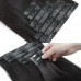  seamless clip in hair extension raw virgin 12A straight 100% human hair extensions clip in hair