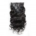  seamless clip in hair extension raw virgin 12A kinky body wave 100% human hair extensions clip in hair