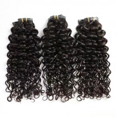  seamless clip in hair extension raw virgin 12A italy curly 100% human hair extensions clip in hair